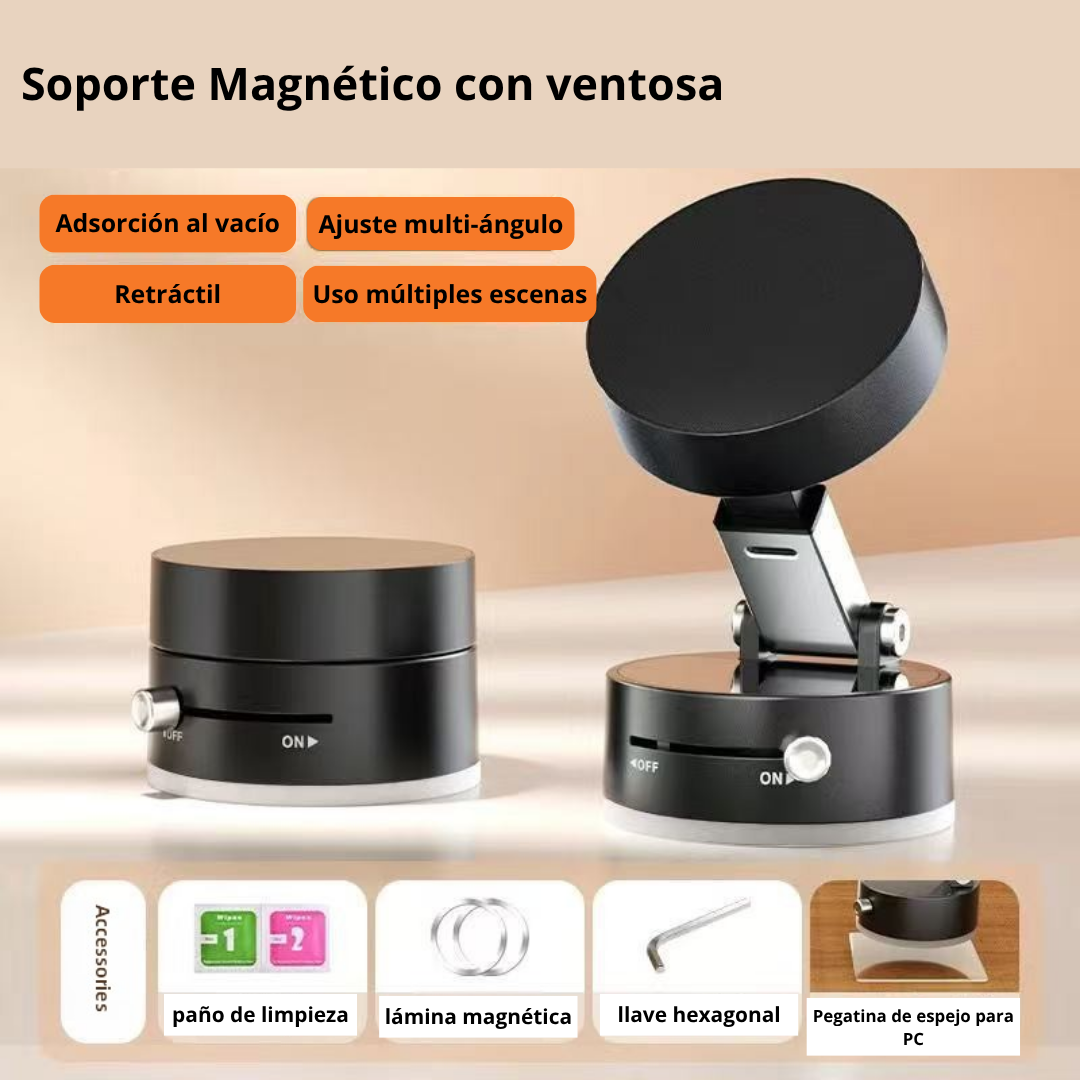 🧲 Soporte Magnético Súper Firme para Autos 🚗