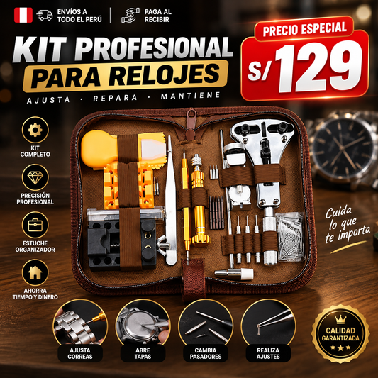WatchPro™ – Kit Profesional de Herramientas para Relojes