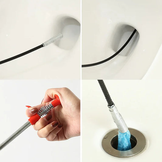 2X1 "SONDA DESTAPA CAÑERIA🚫 90CM ¡Basta de malos olores y cañerias tapadas¡ ✅ algo que todos necesitamos en casa¡"