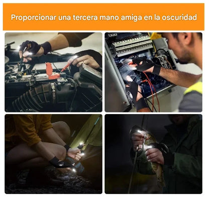 Guantes LED con Luz Incorporada – Ilumina y Trabaja con Manos Libres